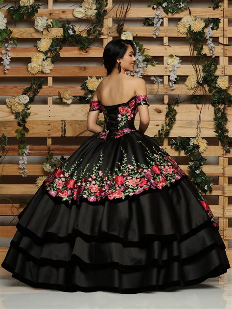 Front Image Of Style 80429 Mariachi Quinceanera Dress Mexican