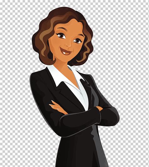 Mujer De Dibujos Animados Empresario Dibujo Mujer Png Clipart Pngocean