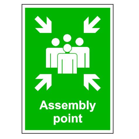 Safety Signage Assembly Point Sign