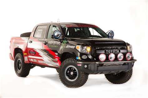 Toyotas 2015 Tundra Baja Truck And Chase Vehicles 95 Octane