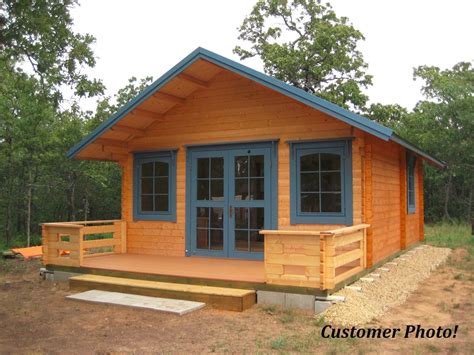 The perfect combination for many residents. Log Cabin Kit, 16'x19', 292 SQF+ Loft, 3 Rooms+Loft, Free ...