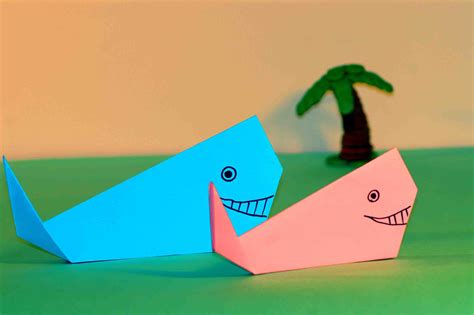 Simple Origami For Kids Origami Whale