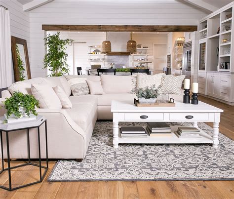 Magnolia Home Homestead 3 Piece Sectional By Joanna Gaines Has Lots Of