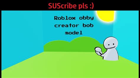 Roblox Obby Creator Fnf Bob Model Youtube