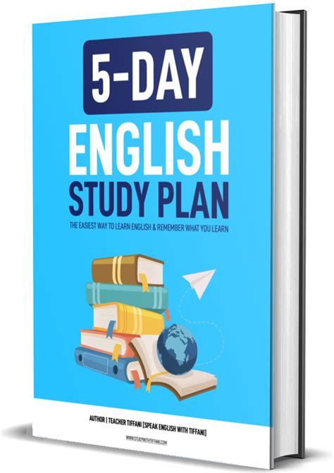 5 Day English Study Plan