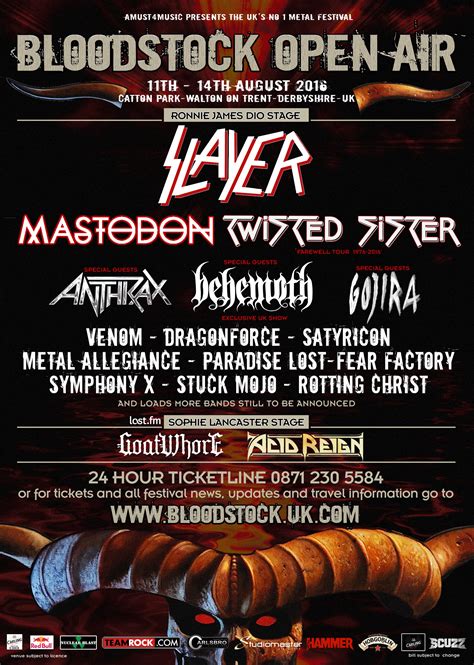 Bloodstock 2016 Witchsorrow Phil Campbell And More Added To Line Up