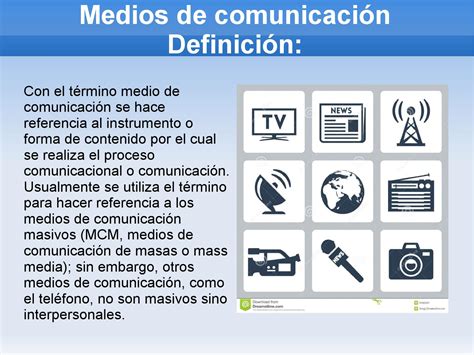 Medios De Comunicación Definición Y Ejemplos
