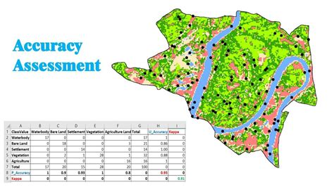 Accuracy Assessment Of A Land Use And Land Cover Map Youtube