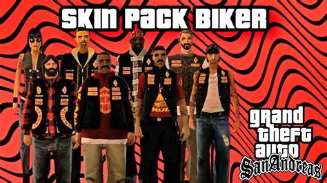 Share Skin Pack Biker Gta San Andreas Youtube