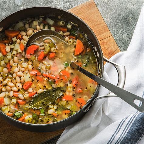 Perfect for a cool fall evening's dinner. Great Northern Bean Vegetable Soup | Recipe | Great northern beans, Vegetables and Fresh basil