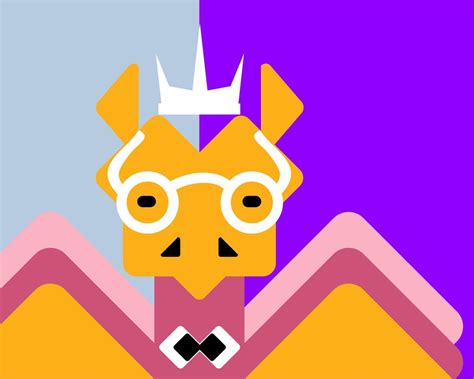 Hipster Monster Dragon With Glasses Vector Illustration In A Flat
