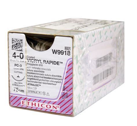 Vicryl Rapide 4 0 16mm Pc 3 75cm Aandr Medical Supplies