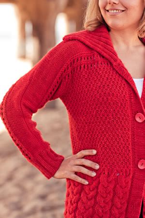 A gift from jonathan to all our tiktok cardigan fans: Jennifer Knits Los Angeles: Cable Trim Ruby Cardigan ...