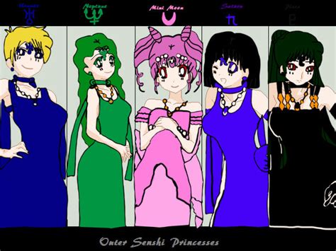 Outer Senshi Princesses By Dbranger09 On Deviantart