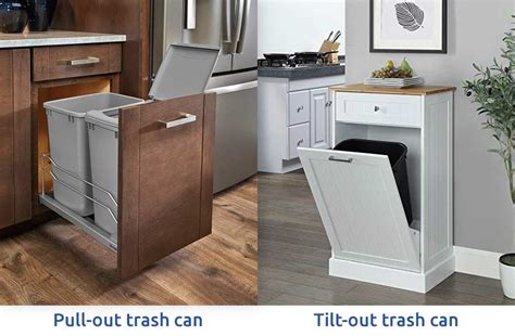 Kitchen Trash Can Storage Cabinet Tutorial Pics