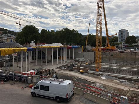 Sie sind der blickfang in der künftigen bahnhofshalle des milliardenprojekts stuttgart 21: Baufortschritt Stuttgart 21 - Josef Rief MdB
