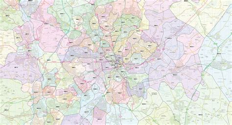 London Postcode Map London Borough Map Map Logic 725