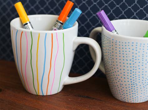 Painted Mugs The Crafted Life