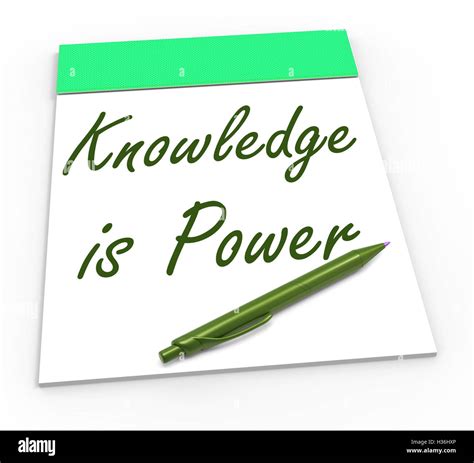 Knowledge Is Power Shows Abilities Or Knowing Secrets Stock Photo Alamy