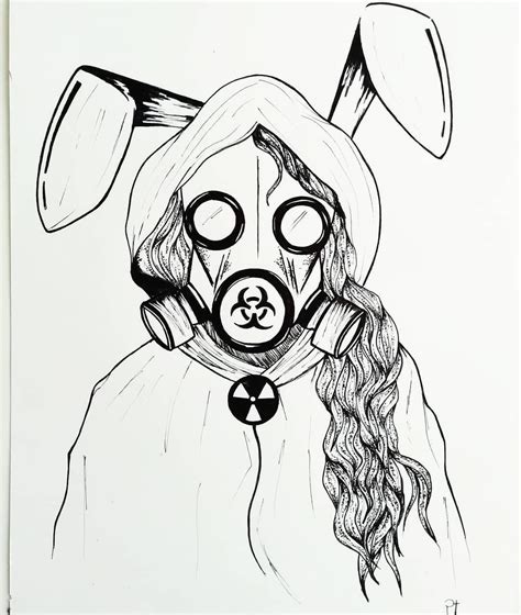 Gas Mask Cartoon Drawing 101hannelore