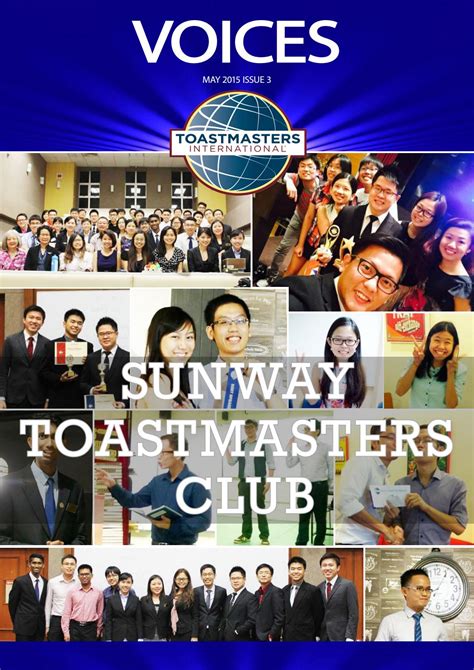 Attend the club meeting as a guest. Toastmasters newsletter May 2015 Issue 3 by Sunway Toastmasters Club - Issuu