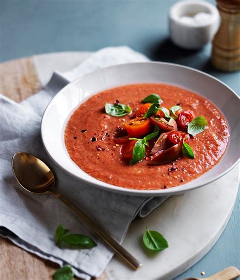 Chilled Tomato Soup Recipe Gourmet Traveller