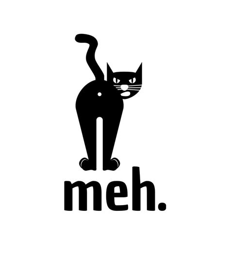 Meh Cat Butthole Funny T Idea Digital Art By Jeff Brassard Fine