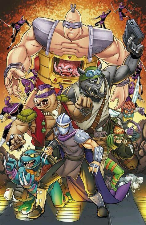 Tmnt Teenage Mutant Ninja Turtles Villains Comic Books Art Comic Art