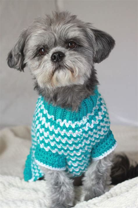 Crochet Dog Sweater Made With Love