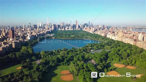 Overflightstock Central Park Manhattan New York City Drone View Aerial Stock Footage