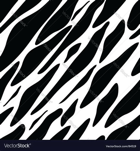 Seamless Zebra Texture Royalty Free Vector Image