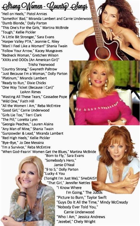 Songs For Strong Country Women I Hope I Find Some Great Dance Tunes
