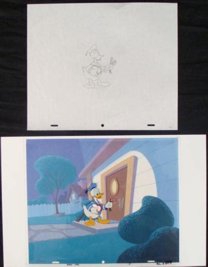 Original Prouction Drawing Art Cel Ducktales Disney