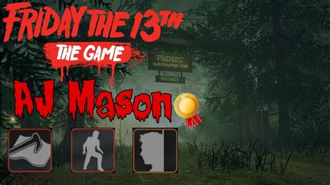Friday The 13th The Game Ajs Great Escape Aj Mason Youtube