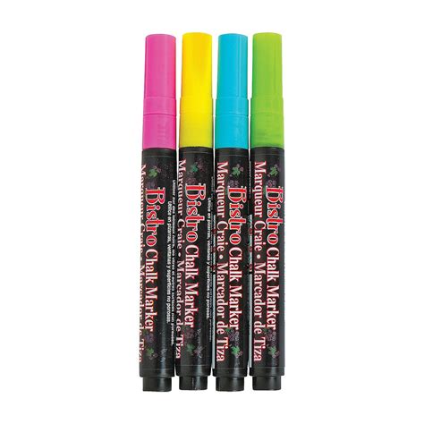 Marvy Fine Point Bistro Fluorescent Chalk Markers Chalk Markers