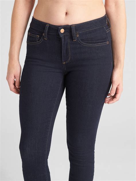 Mid Rise Curvy True Skinny Jeans Gap