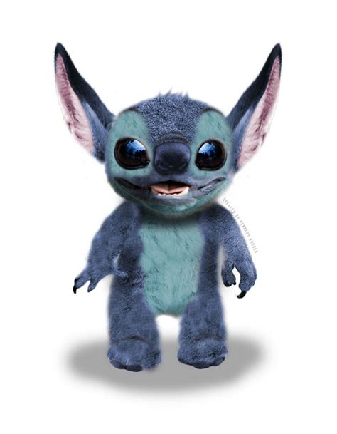 I Spent Six Hours Photoshopping This Realistic Version Of Stitch From