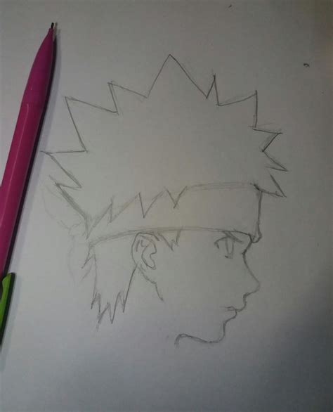 Drawing Manga On A Side View Step By Step Tutorial Naruto — Steemit