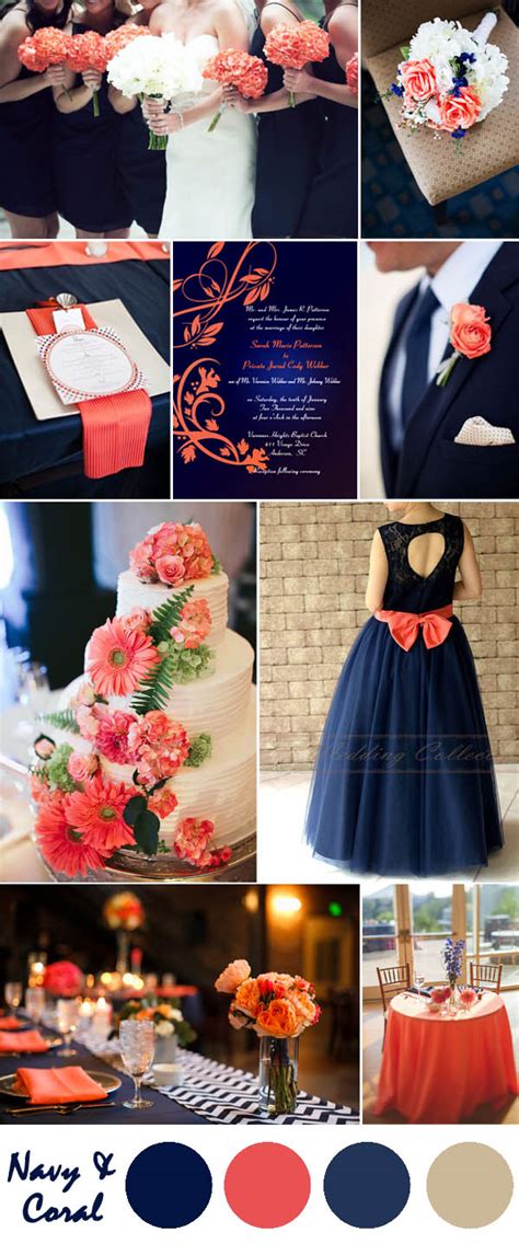 Ten Most Gorgeous Navy Blue Wedding Color Palette Ideas