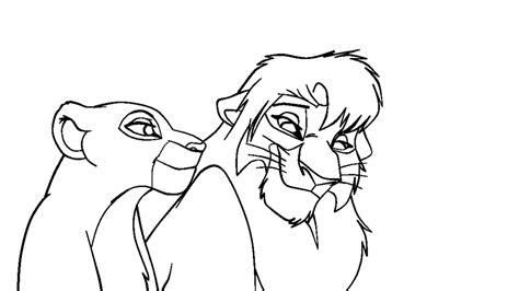 The lion king is about simba, a newborn cub of king mufasa, who will eventually become king of lion coloring pages disney coloring pages coloring sheets coloring books lion king pride rock lion king 2 kiara and kovu valentines. Kovu Drawing at GetDrawings | Free download