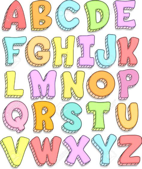 Doodle Alphabet Lettering Alphabet Hand Lettering Alphabet