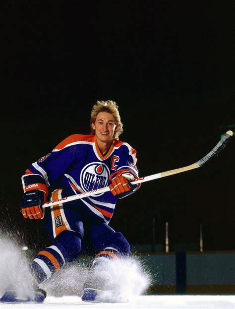 Wayne Gretzky Commonly Referred To As The Great One Canadian Sport
