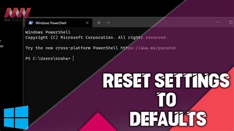 How To Reset Settings To Its Defaults On Windows Terminal Youtube