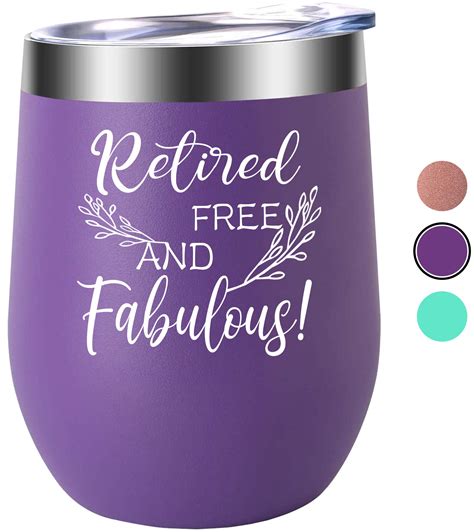 Buy Retired Free And Fabulous Fun Happy Retirement Gifts For Women