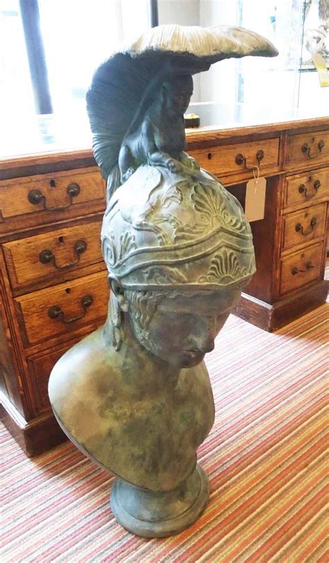 Classical Bust Achilles Patinated Finish 90cm H