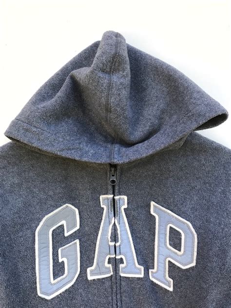 Vintage Gap Big Logo Zipper Hoodie Gap Sweater Gap Jumper Etsy
