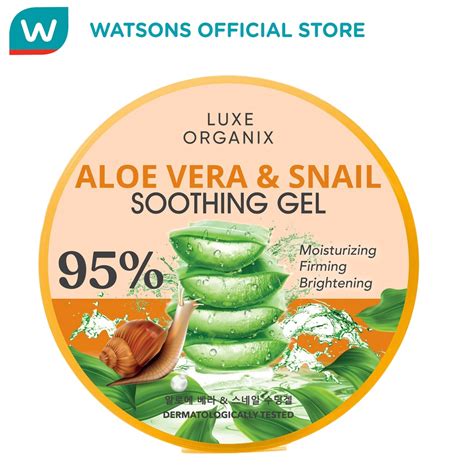 Luxe Organix Snail And Aloe Soothing Gel 300ml Shopee Philippines