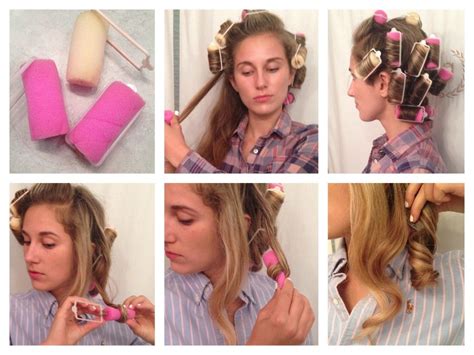 How I Curl My Hair Methods How To Curl Short Hair Hair Without Heat Foam Rollers Hair