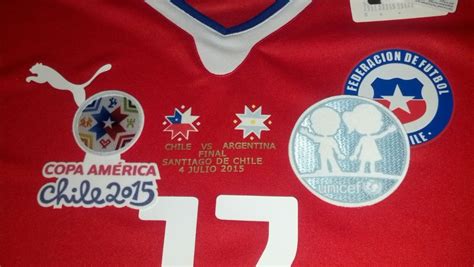 La copa américa 2015 es la principal competencia futbolística entre selecciones nacionales de el torneo se llevará a cabo por séptima vez en chile entre el 11 de junio y el 4 de julio de 2015. Set Parches Copa America Chile 2015 Copa + Unicef ...