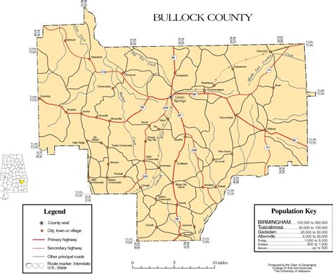 Maps Of Bullock County